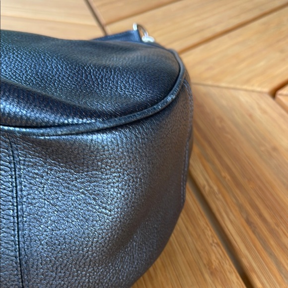 Coach H1657-F56130 Harley Hobo in Metallic Pebbled Leather - Picture 9 of 16